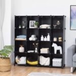 16 Cubes Plastic Storage Organizer with Steel Frame