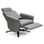Swivel Massage Recliner Single Sofa with Adjustable Headrest