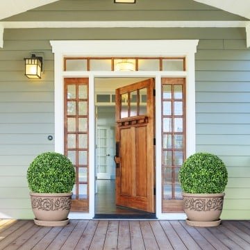 2 Pieces Artificial Topiary Balls Faux Boxwood Ball Plants