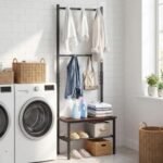 3-in-1 Hall Tree Freestanding Entryway Bench with Hooks