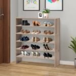 3-in-1 Wood Shoe Rack Ideal for Entryway and Hallway