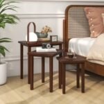 3-Piece Farmhouse Rectangle Side Table Set for Living Room