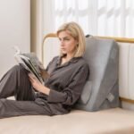 3 Pieces Bed Wedge Pillow Set with Air Memory Foam