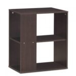 3-Tier End Table with Open Storage and Foot Pads