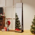 360° Swivel Jewelry Cabinet with Full Length Mirror