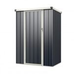 4 x 3 FT Metal Outdoor Storage Shed with Lockable Door