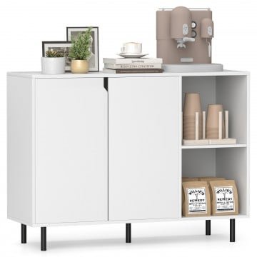 42 Inch Sideboard Buffet Cabinet Kitchen with Adjustable Shelves