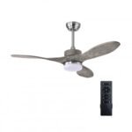 48 Inch Wood Ceiling Fan with LED Lights and 6 Speed Levels