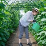 8 Ft Outdoor Garden Pathway Patio Roll Out Straight Walkways with Metal Wire Connection