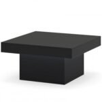 Coffee Table Accent Table with LED Lights and Dynamic Modes