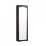 Door Hanging Mirror Jewelry Armoire with Full Length Mirror and 6 Drawers