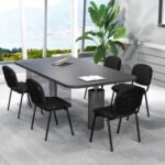 Elegant Conference Office Chair Set for Guest Reception