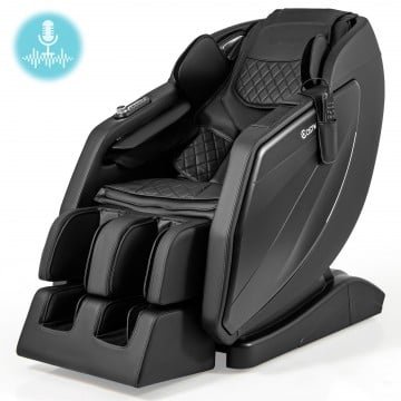 Enjoyment 37-2025 New Model 4D Full Body Zero Gravity Massage Recliner with Airbags Heater and Foot Rollers