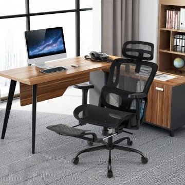 Ergonomic Office Chair Swivel Computer Desk Chair with Rotating Headrest Ergonomic Office Chair Swivel Computer Desk Chair with Rotating Headrest