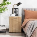 File Cabinet with 2 Drawers Mobile Filing Cabinet with Wheel for Letter Size