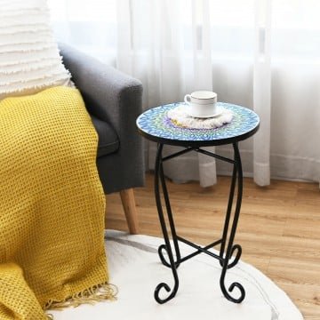 Folding Mosaic Side Table for Living Room Folding Mosaic Side Table for Living Room