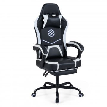 Gaming Chair Height Adjustable Computer Chair with Headrest Ergonomic Office Task Chair Gaming Chair Height Adjustable Computer Chair with Headrest Ergonomic Office Task Chair