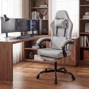 Gaming Chair Height Adjustable Computer Chair with Headrest Video Game Chair Gaming Chair Height Adjustable Computer Chair with Headrest Video Game Chair
