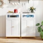 Kitchen Pantry Cabinet Freestanding Food Storage Cupboard