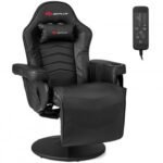 Massage Video Gaming Recliner Chair with Adjustable Height