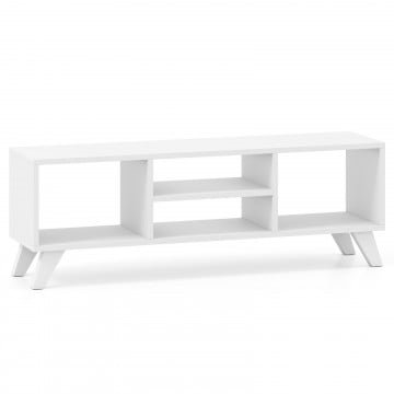 Media TV Console Table with Raised Support Legs