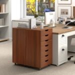 Mobile Lateral Filing Organizer with 7 Drawers and Wheels