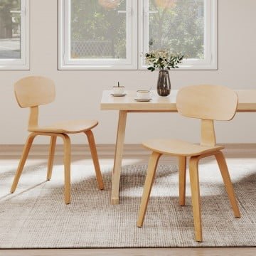 Modern Dining Chair Set of 2 with Wide Seat Modern Dining Chair Set of 2 with Wide Seat