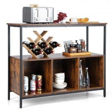 Modern Kitchen Buffet Sideboard with 3 Compartments Modern Kitchen Buffet Sideboard with 3 Compartments