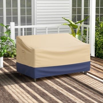Patio Furniture Cover with Padded Handle and Click-Close Straps