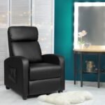 Recliner Massage Wingback Single Chair with Side Pocket