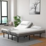 Set of 2 Gel Memory Foam Pillow 3D Cutting Air Flow Cooling Pillows with Pillowcase