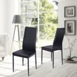 Set of 6 High Back Dining Chairs