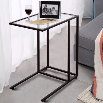 Sofa End Table Coffee Side Table with Glass Top Sofa End Table Coffee Side Table with Glass Top