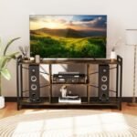 TV Stand for 55 Inch TVs Industrial Entertainment Center