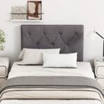 Upholstered Headboard for Twin Size Bed with Fabric Upholstery